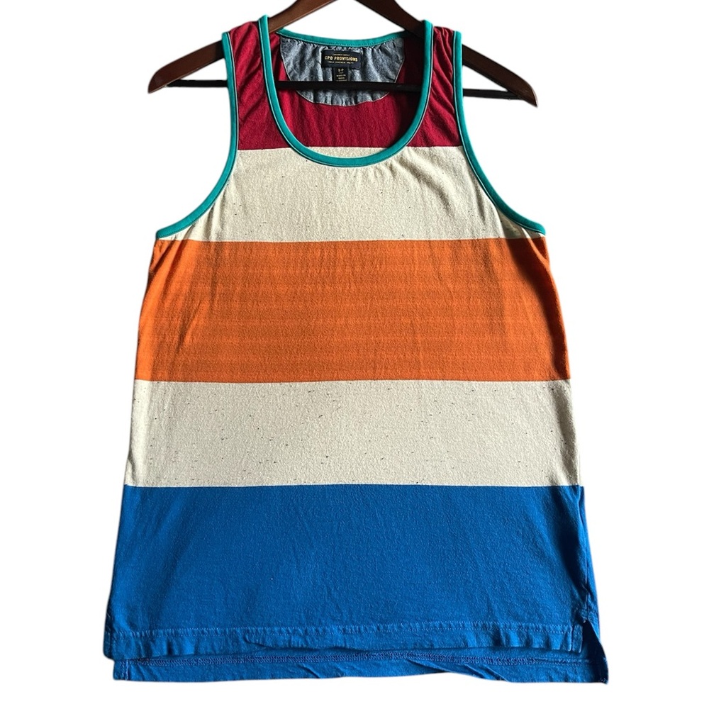 CPO Provisions Colorful Striped Tank Top S/P